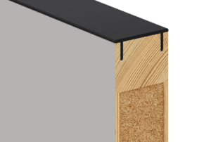 Černá hliníková hrana Černá hliníková hrana