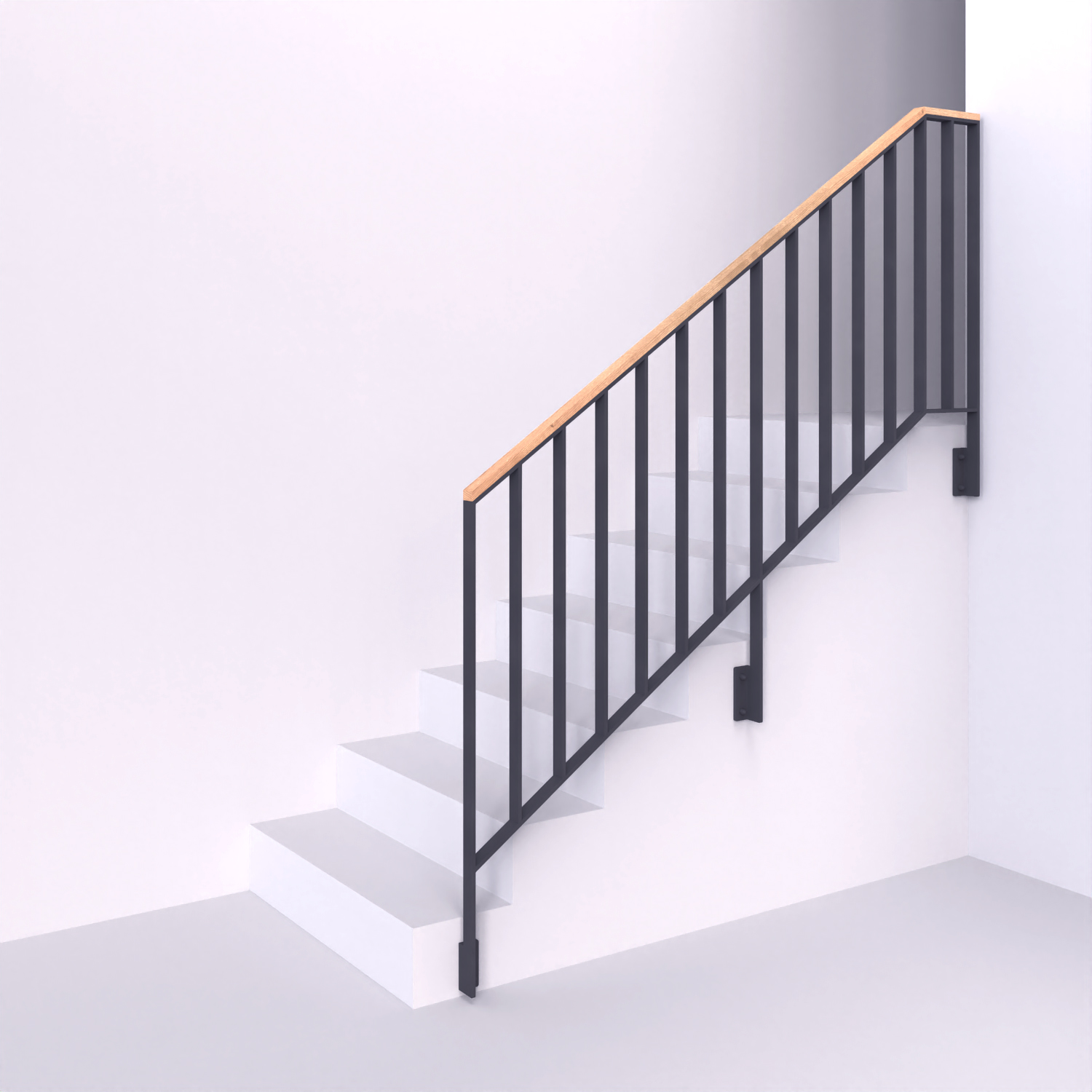 Pásovinové zábradlí se svislou výplní