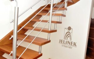 Čepové schody a zábradlí