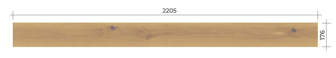 DUB SAHARA – rozměr podlahové lamely | třívrstvá dřevěná podlaha TILO