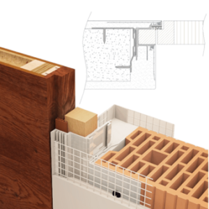 Dveřní systém zarovnaný se stěnou, zárubeň Flat In Dveře zarovnané se stěnou