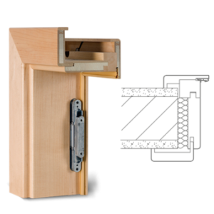 Reverzní dveřní systém, zárubeň Limited In Reverzní dveře