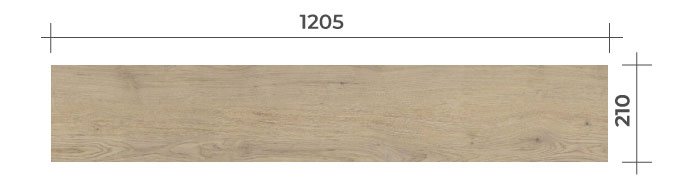 Dub MANDEL – rozměr lamely | vinylová podlaha na HDF nosiči TILO