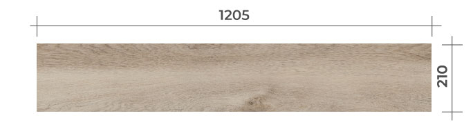 Dub HAMPTONS – rozměr podlahové lamely | TILO vinylová podlaha na HDF nosiči