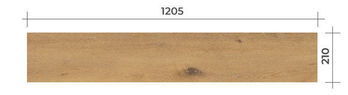 Dub KANSAS – rozměr podlahové lišty | vinylová podlaha na HDF nosiči TILO