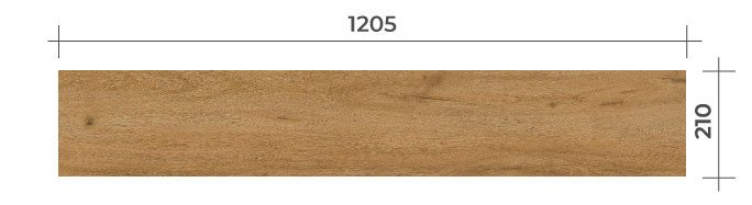 Dub KENTUCKY – rozměr podlahové lišty | vinylová podlaha na HDF nosiči TILO