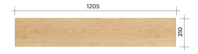 Javor LUXURY – rozměr lamely | vinylová podlaha na HDF nosiči TILO