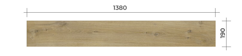 Dub jemný přírodní – rozměr podlahové lamely | laminátová podlaha QUICK-STEP