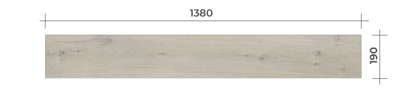 Dub jemný světlý – rozměr podlahové lamely | laminátová podlaha QUICK-STEP