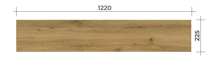 DUB FINCA – rozměr jedné podlahové lamely | vinylová podlaha rigid TILO