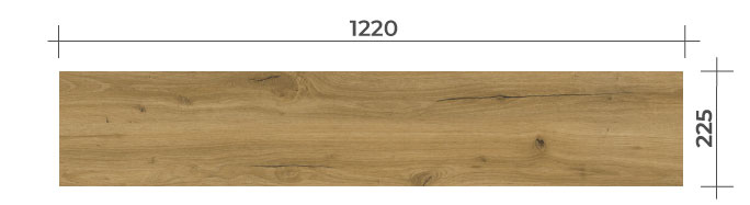 DUB KALAHARI – rozměr polahové lamely | vinylová podlaha rigid TILO