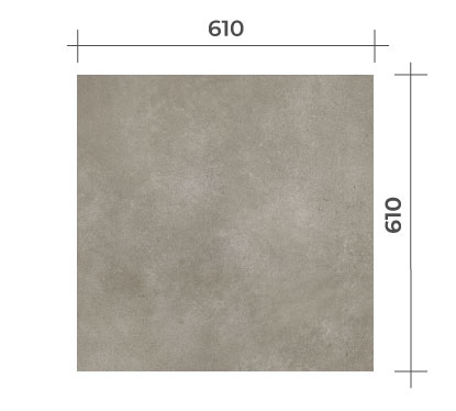 Cement teplý šedý – rozměr podlahové lamely | lepená vinylová podlaha QUICK-STEP – BLUSH