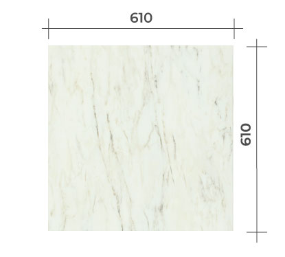 Luna mramor bílý – velikost podlahové lamely | lepená vinylová podlaha QUICK-STEP – BLUSH