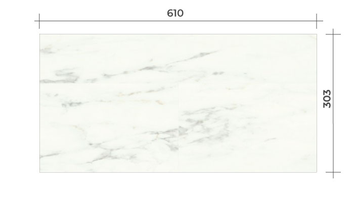 Mramor kararský bílý – rozměr podlahové lamely | vinylová podlaha QUICK-STEP – ORO