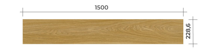 Dub jasný střední přírodní – rozměr podlahové lamely | lepená vinylová podlaha QUICK-STEP – FUSE