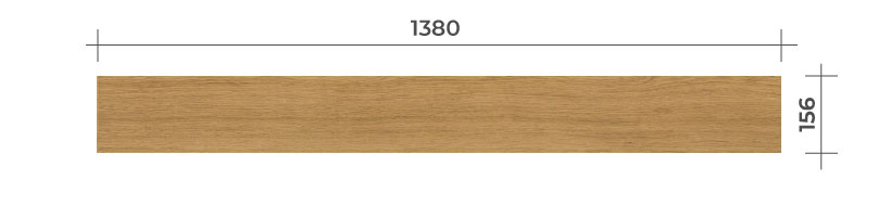Dub lakovaný přírodní – rozměr podlahové lamely | laminátová podlaha QUICK-STEP