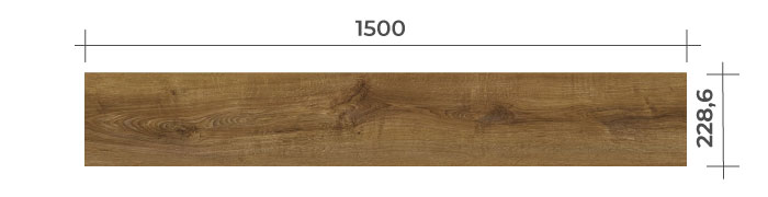 Dub podzimní hnědý – rozměr podlahové lišty | lepená vinylová podlaha QUICK-STEP – FUSE