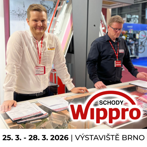 Vystavujeme půdní schody a masivní interiérové dveře Wippro