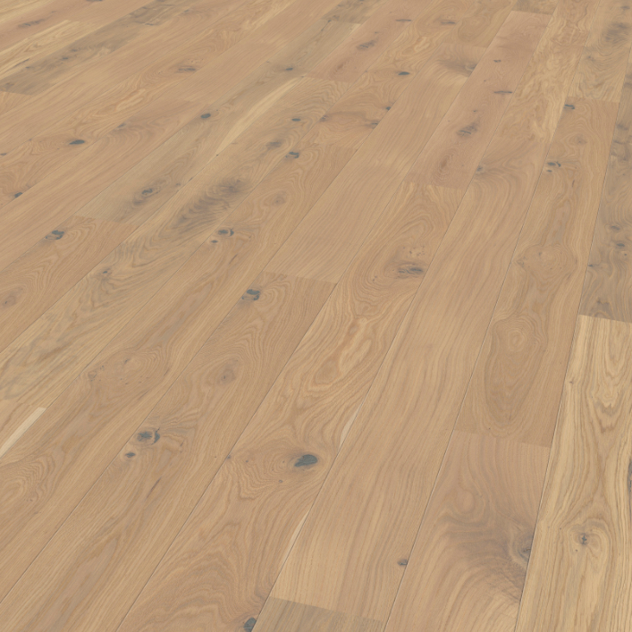 TILO | Limitka "AKZENT" - Dub BÍLÝ kartáčovaný - třívrstvá dřevěná podlaha