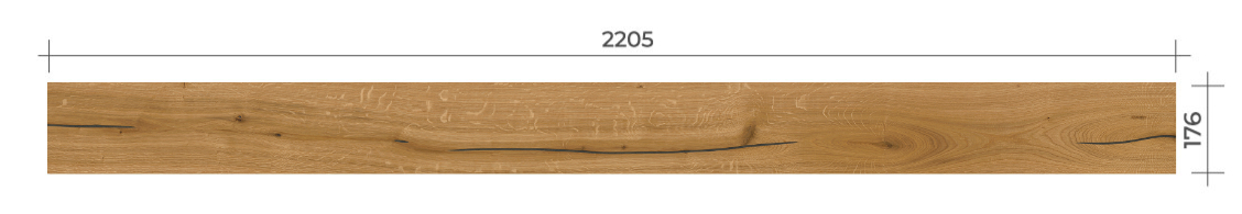 TILO | Limitka "CANYON" - Dub NATUR - třívrstvá dřevěná podlaha