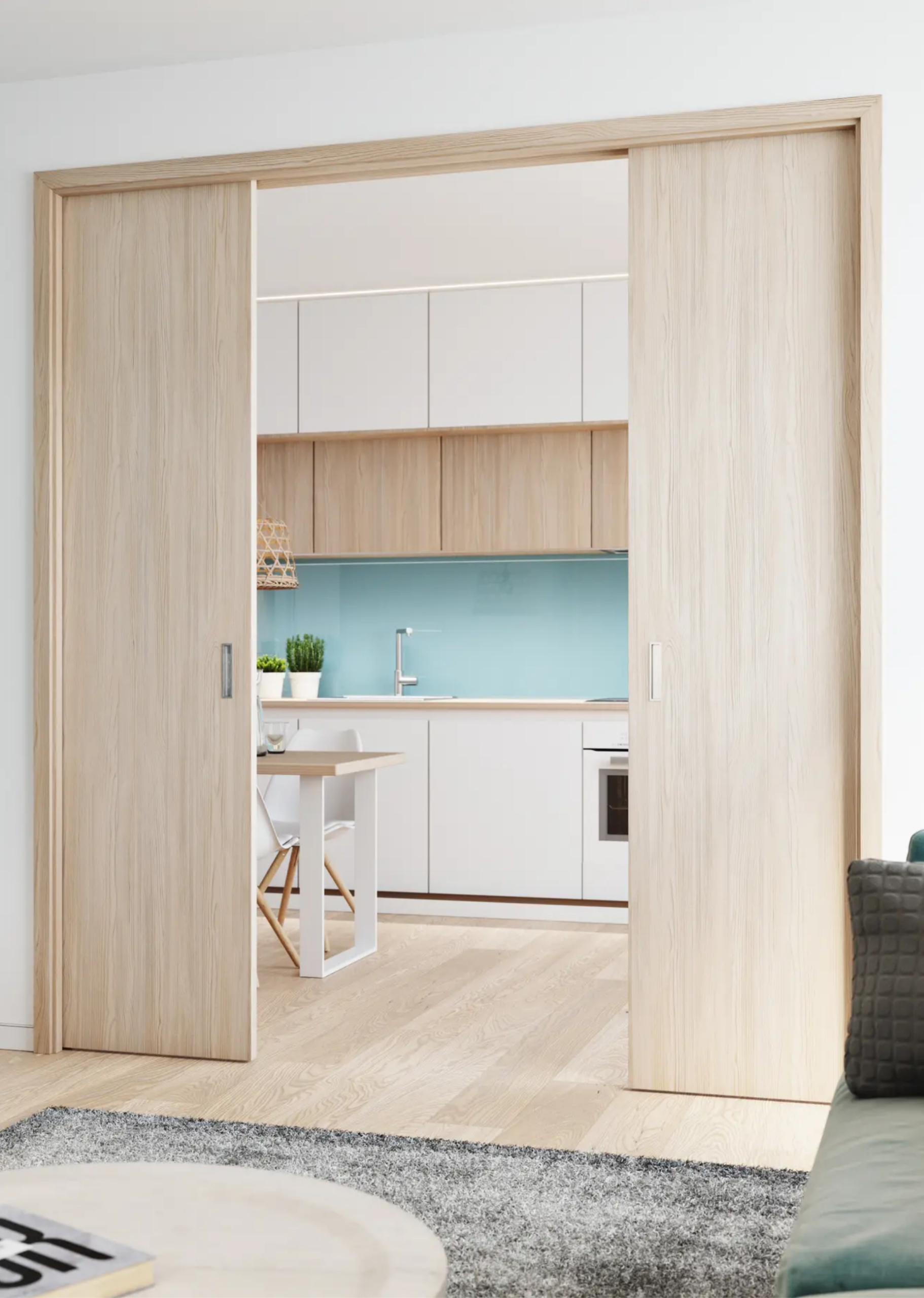 jap-stavebni-pouzdra-norma-komfort-main Stavební pouzdro JAP NORMA KOMFORT s posuvnými dveřmi v interiéru.