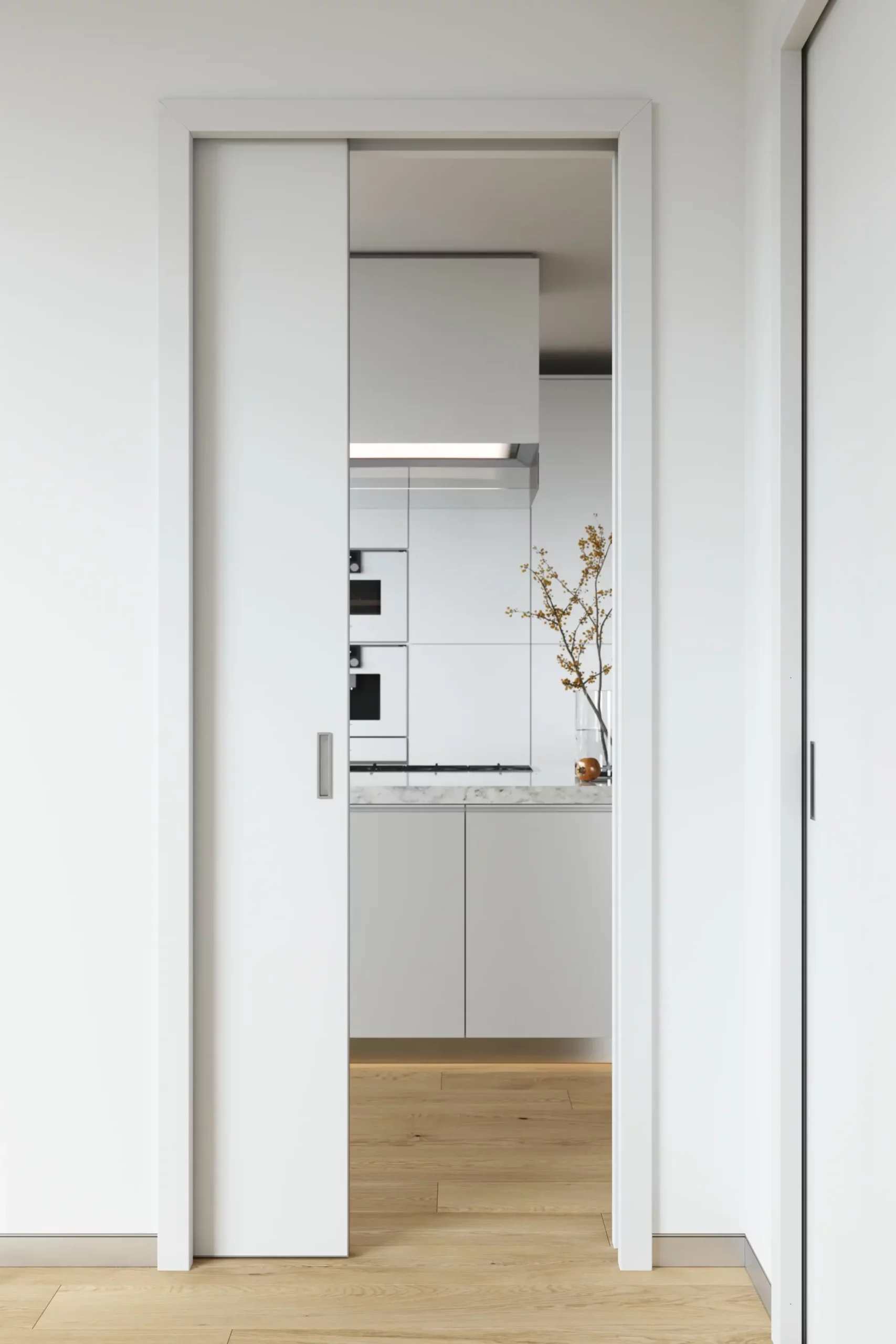 jap-stavebni-pouzdra-norma-standard-01 Stavební pouzdro JAP NORMA STANDARD s posuvnými dveřmi v interiéru.