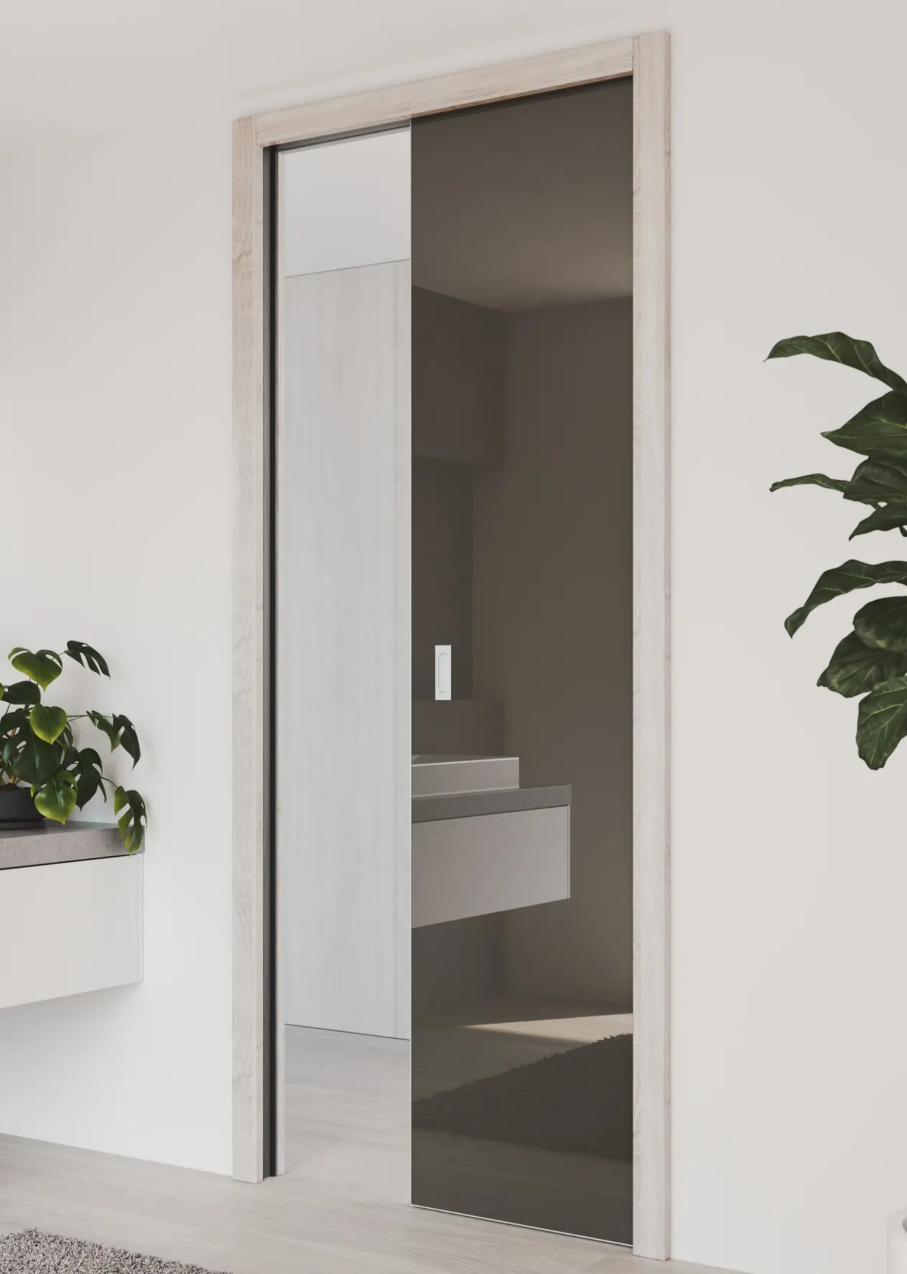 stavebni-pouzdro-jap-profikit-standard-v-interieru-2 Stavební pouzdro JAP PROFIKIT STANDARD s posuvnými dveřmi v interiéru.