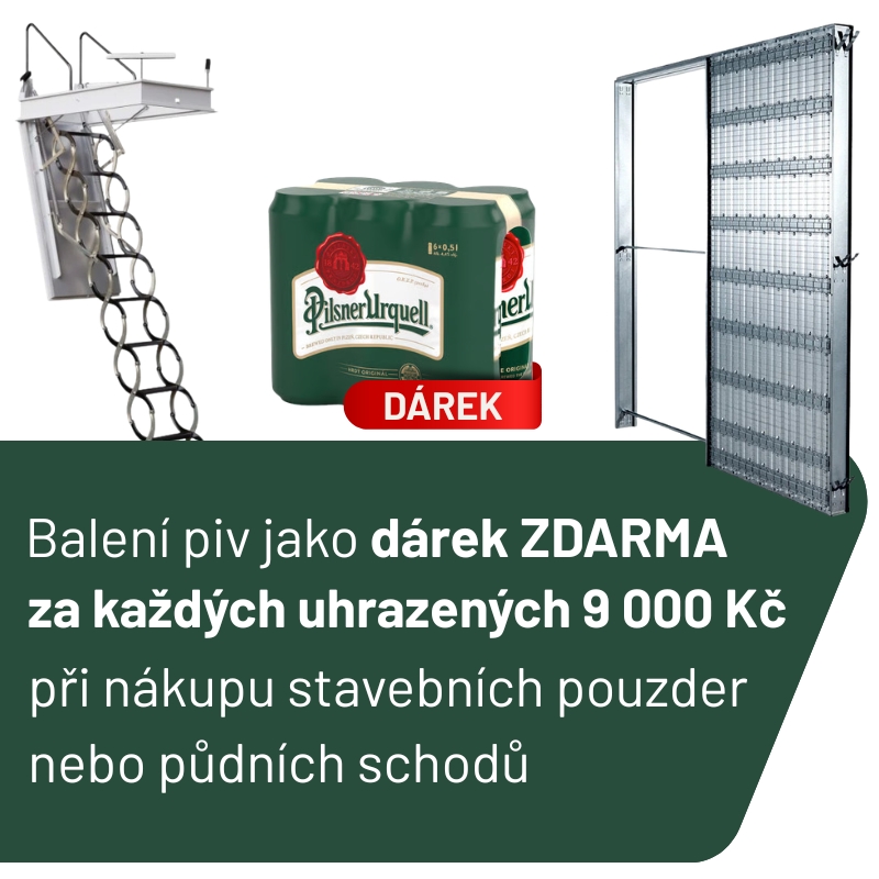 Balení piv nebo Pepsi Cola zdarma k objednávce
